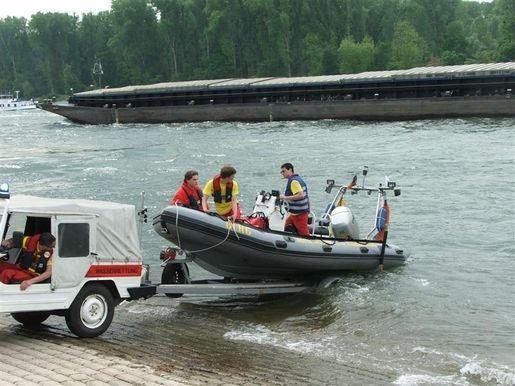 Boot beim Warten