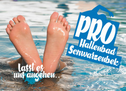 Pro Hallenbad Schwarzenbek - Postkarten Frontseite