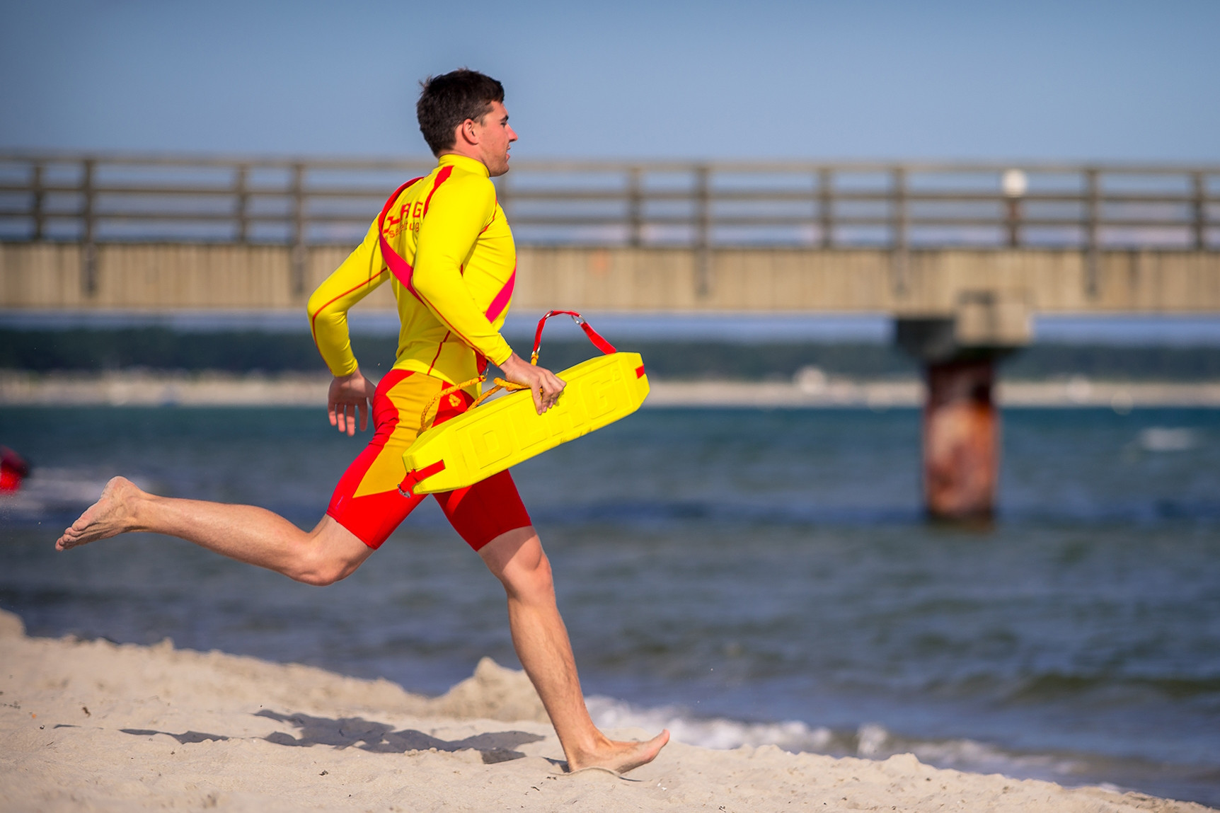 Rettungsschwimmer im Einsatz