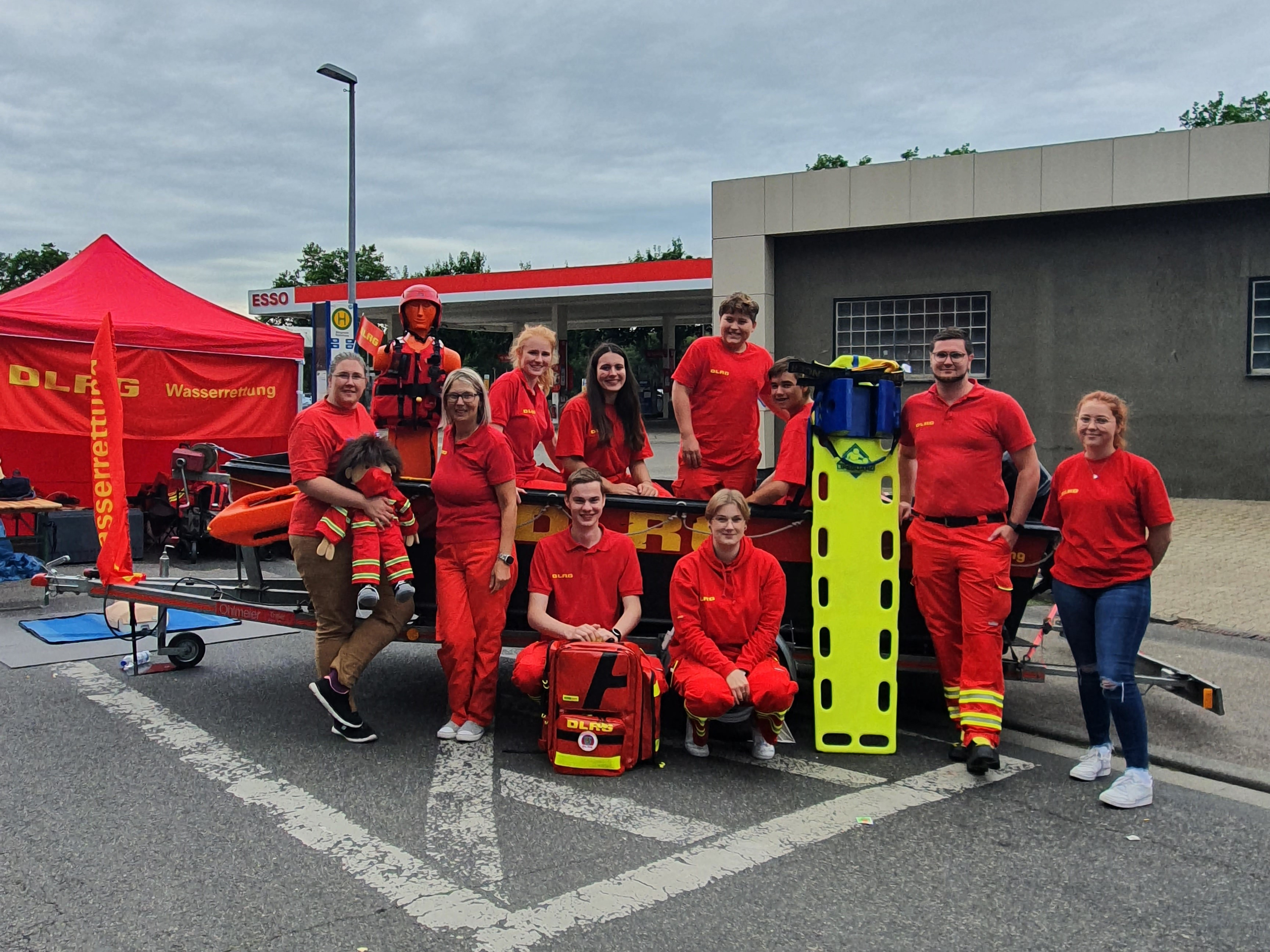 Einsatzteam beim Blaulichttag Bergheim