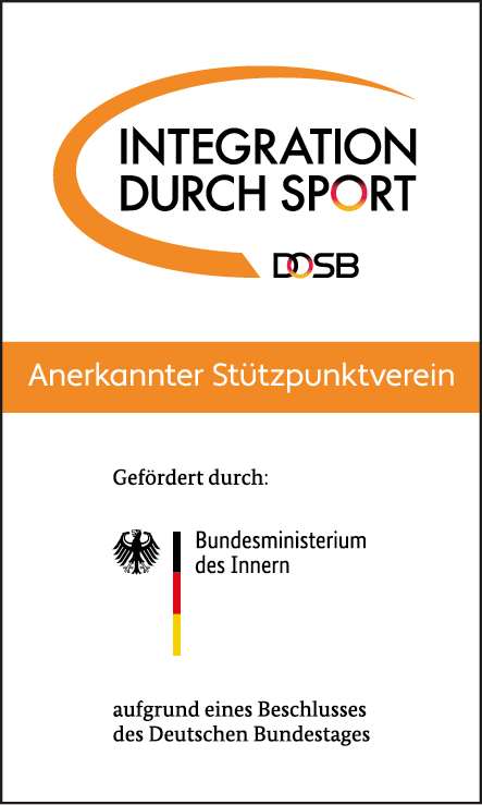 Urkunde "Integration durch Sport" -  Anerkannter Stützpunktverein