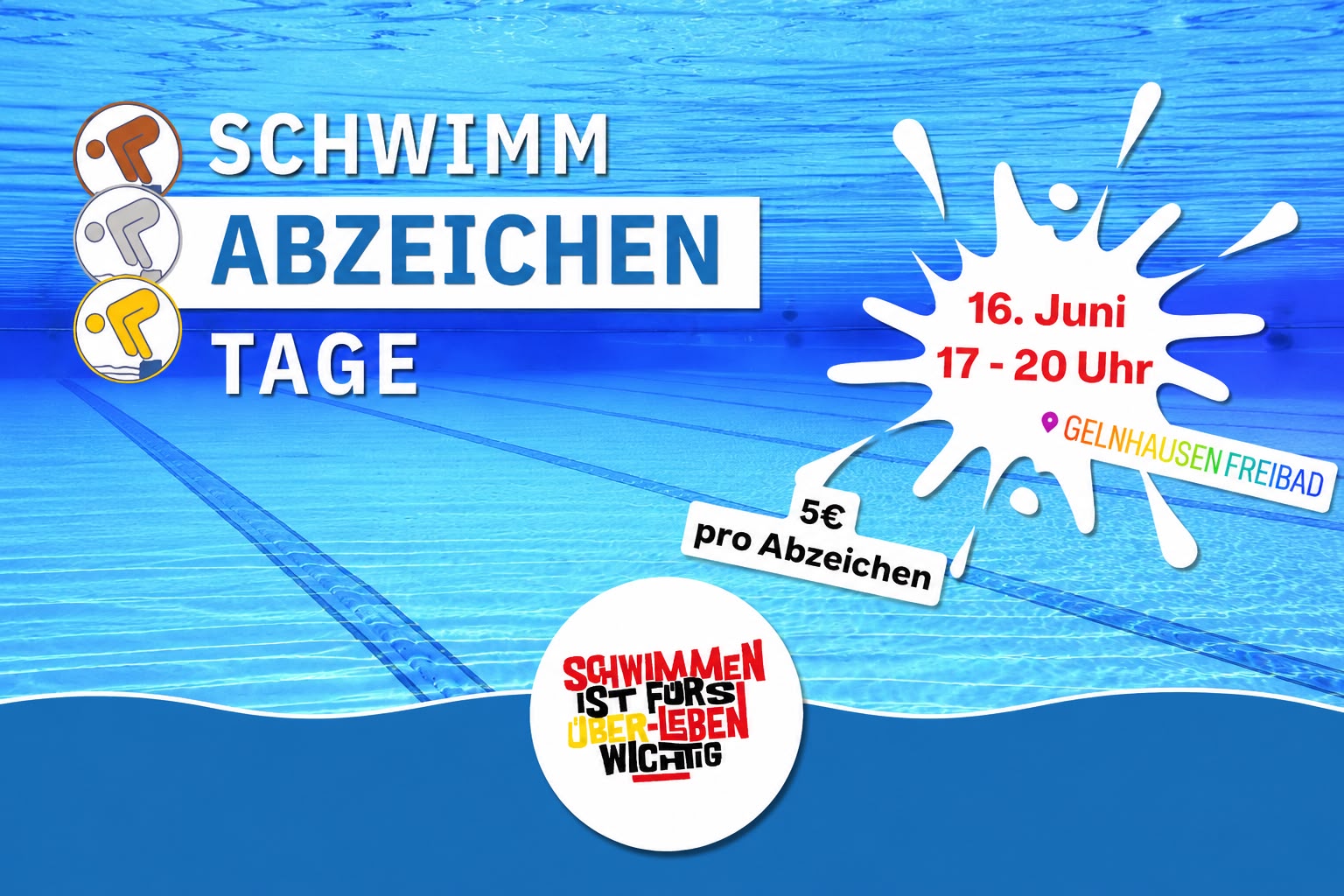 Schwimmabzeichentag der DLRG Gelnhausen