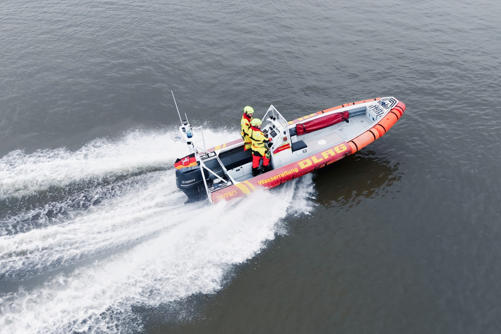 Motorrettungsboot der DLRG Horneburg/Altes Land